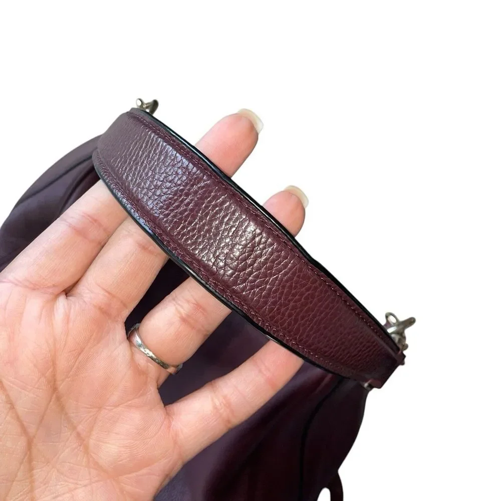 COACH F38259 LEATHER‎ HARLEY HOBO SHOULDER BAG Oxblood Burgundy Color Crossbody